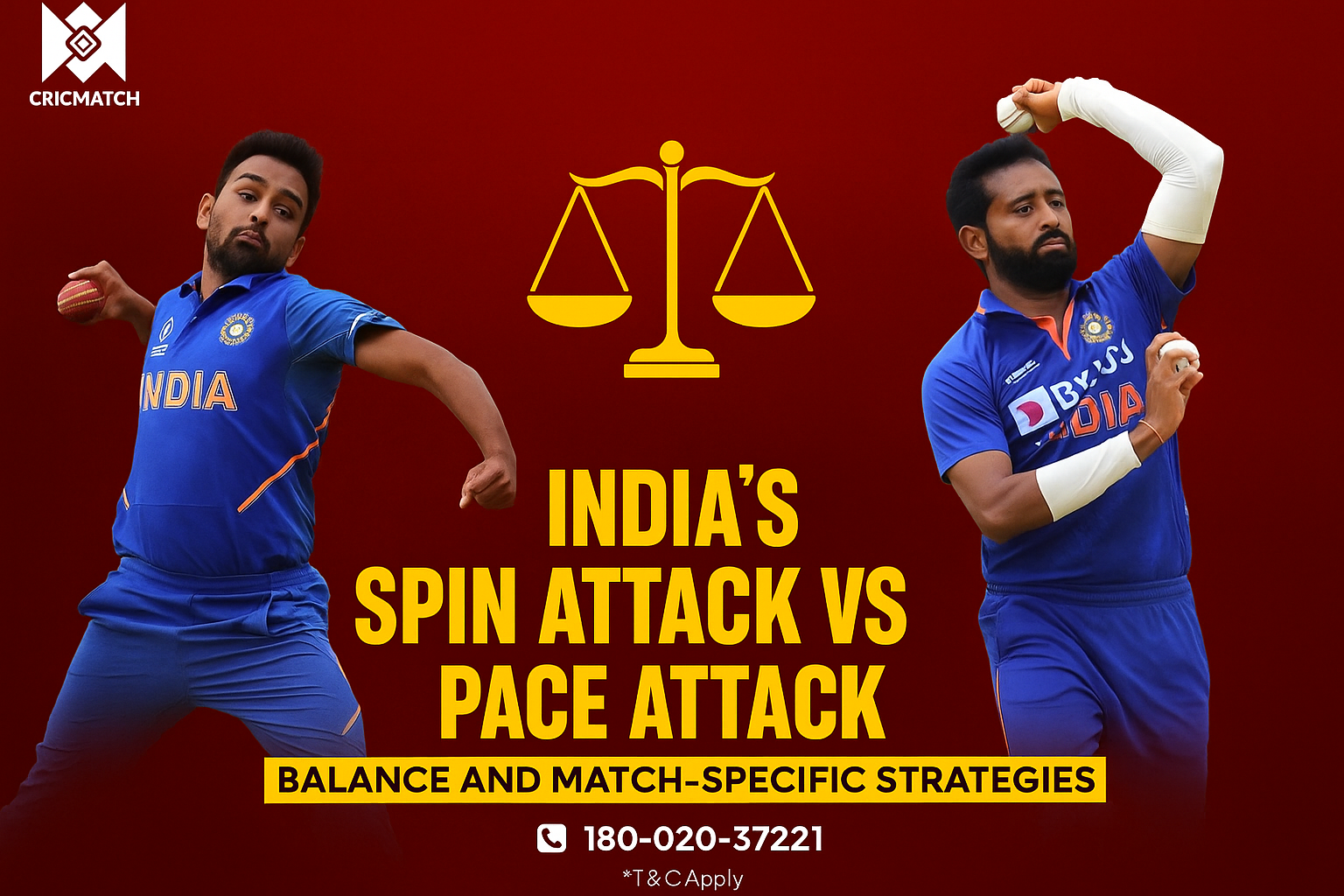 India’s spin attack vs pace attack — balance and match-specific strategies